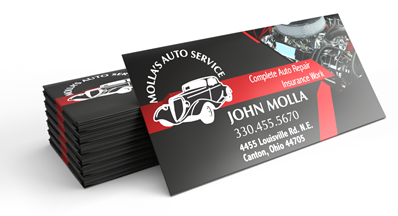 Business Cards Standard 16 pt. Glossy Cardstock