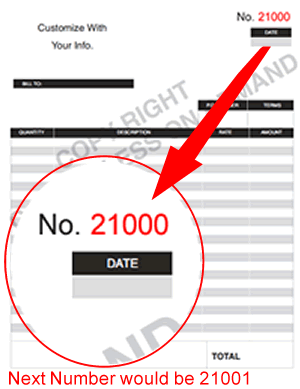 Sequential Numbering on Carbonless Forms