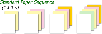 Carbonless Forms Standard Form Sequence