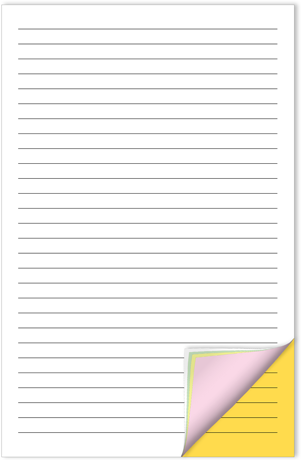 Template 9/32 inch Medium/College Rule