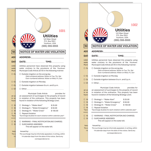 carbonless-door-hangers