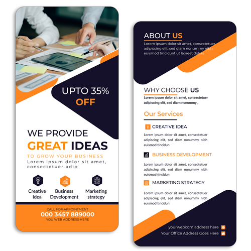 Rack Cards - 8.5 x 11